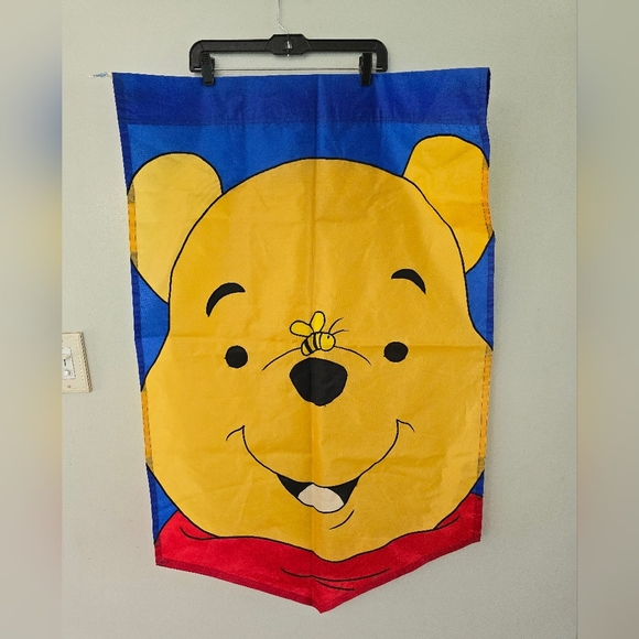 Vintage Winnie The Pooh Bee Outdoor Flag Double Sided Yard - Picture 1 of 8